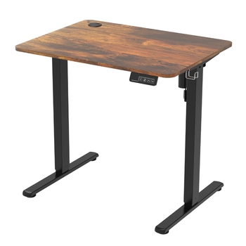 Biurko elektryczne Spacetronik SPEO111BR Moris 80×60 cm rustykalne