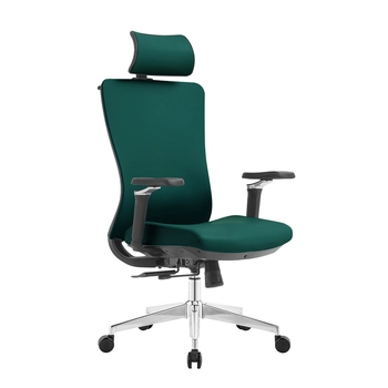 Regulowany Fotel biurowy obrotowy 5D MAURO Zielony
