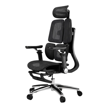 Regulowany Fotel biurowy 6D SPRINGO-11 Czarny