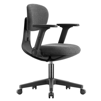 Fotel Ergonomiczny Spacetronik SETTO z Podłokietnikami 4D Czarny